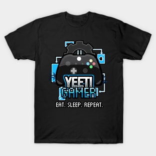 Yeet Gamer - Video Games Trendy Graphic Saying - Eat Sleep Repeat T-Shirt